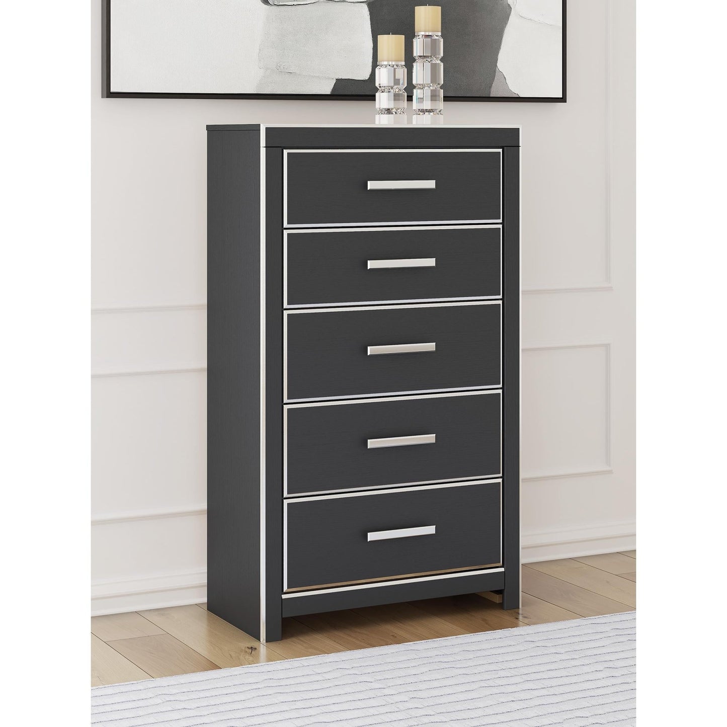Signature Design by Ashley Zuraleus PCB3380 - 46 Five Drawer Chest - American Furniture of Slidell
