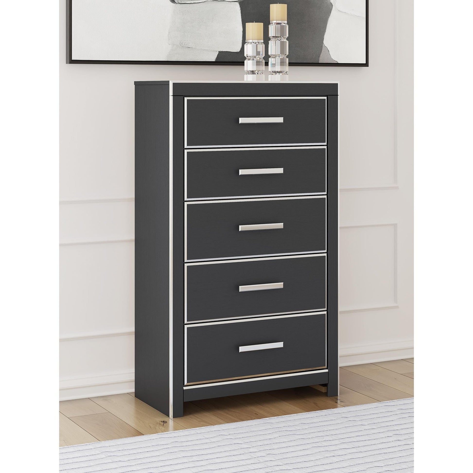 Signature Design by Ashley Zuraleus PCB3380 - 46 Five Drawer Chest - American Furniture of Slidell