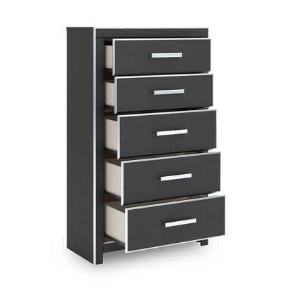 Signature Design by Ashley Zuraleus PCB3380 - 46 Five Drawer Chest - American Furniture of Slidell