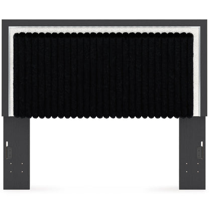 Signature Design by Ashley Zuraleus PCB3380 - 57 Queen Upholstered Panel Headboard - American Furniture of Slidell