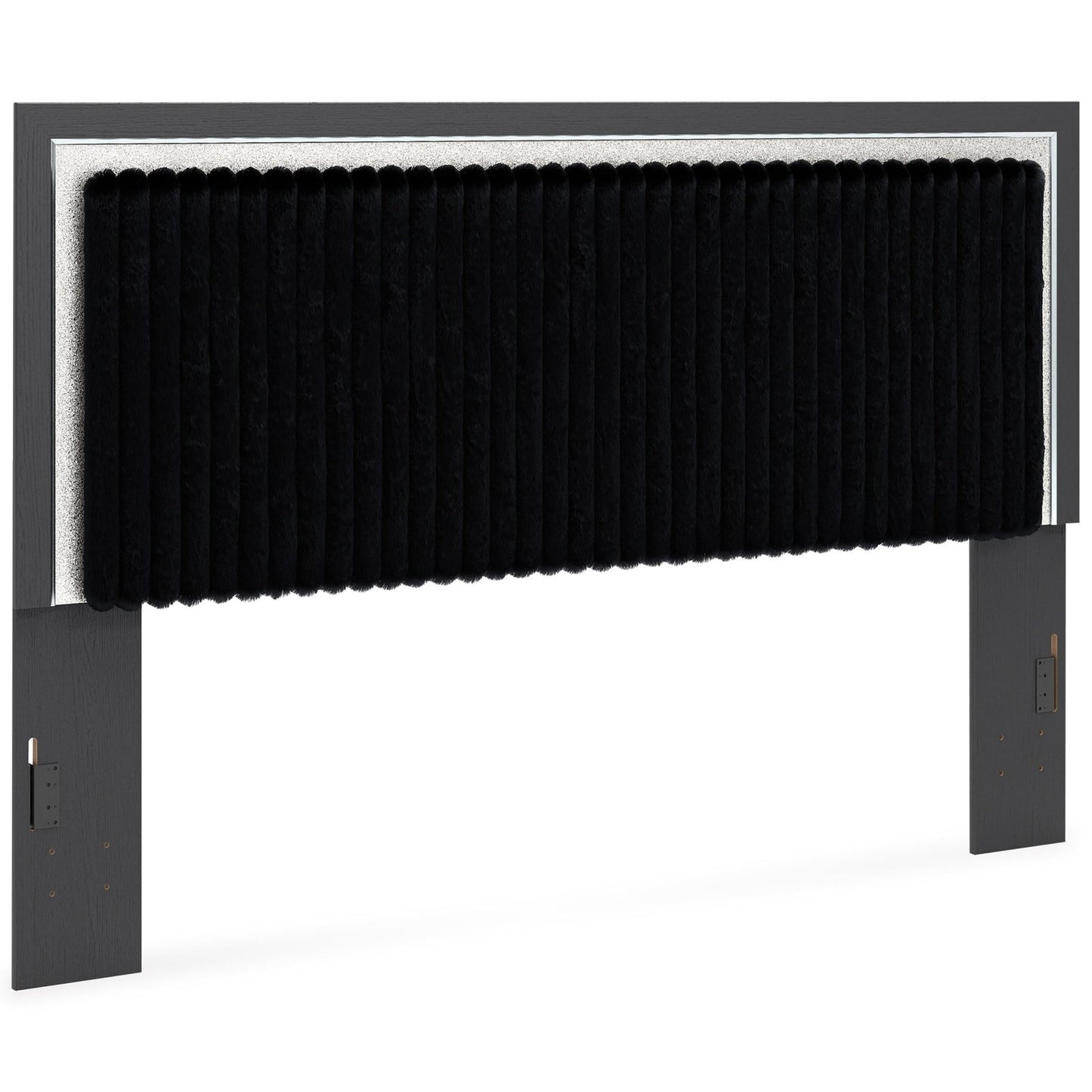 Signature Design by Ashley Zuraleus PCB3380 - 58 King Upholstered Panel Headboard - American Furniture of Slidell