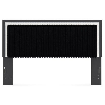 Signature Design by Ashley Zuraleus PCB3380 - 58 King Upholstered Panel Headboard - American Furniture of Slidell