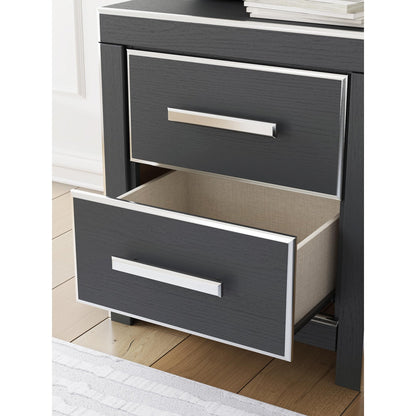 Signature Design by Ashley Zuraleus PCB3380 - 92 Two Drawer Night Stand - American Furniture of Slidell