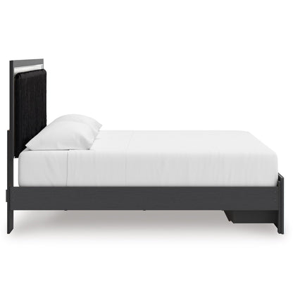 Signature Design by Ashley Zuraleus PCB3380B11 King Upholstered Panel Storage Bed - American Furniture of Slidell
