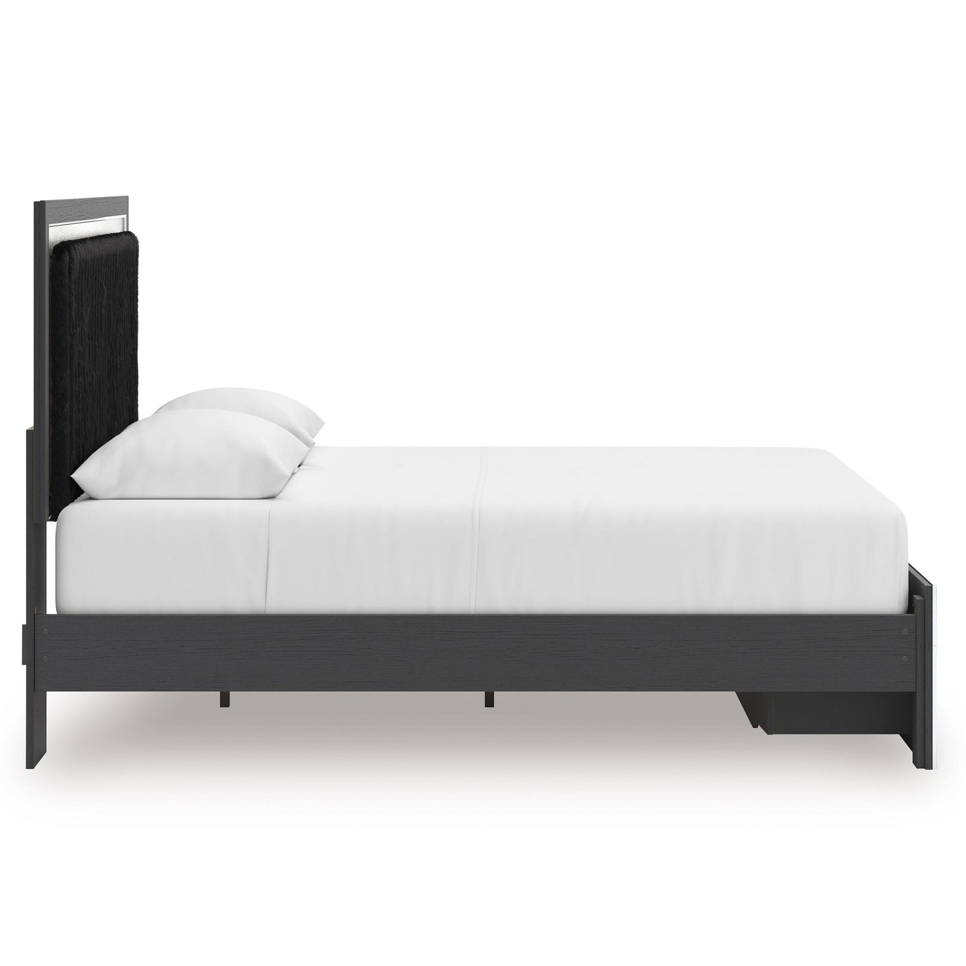 Signature Design by Ashley Zuraleus PCB3380B4 Queen Upholstered Panel Storage Bed - American Furniture of Slidell