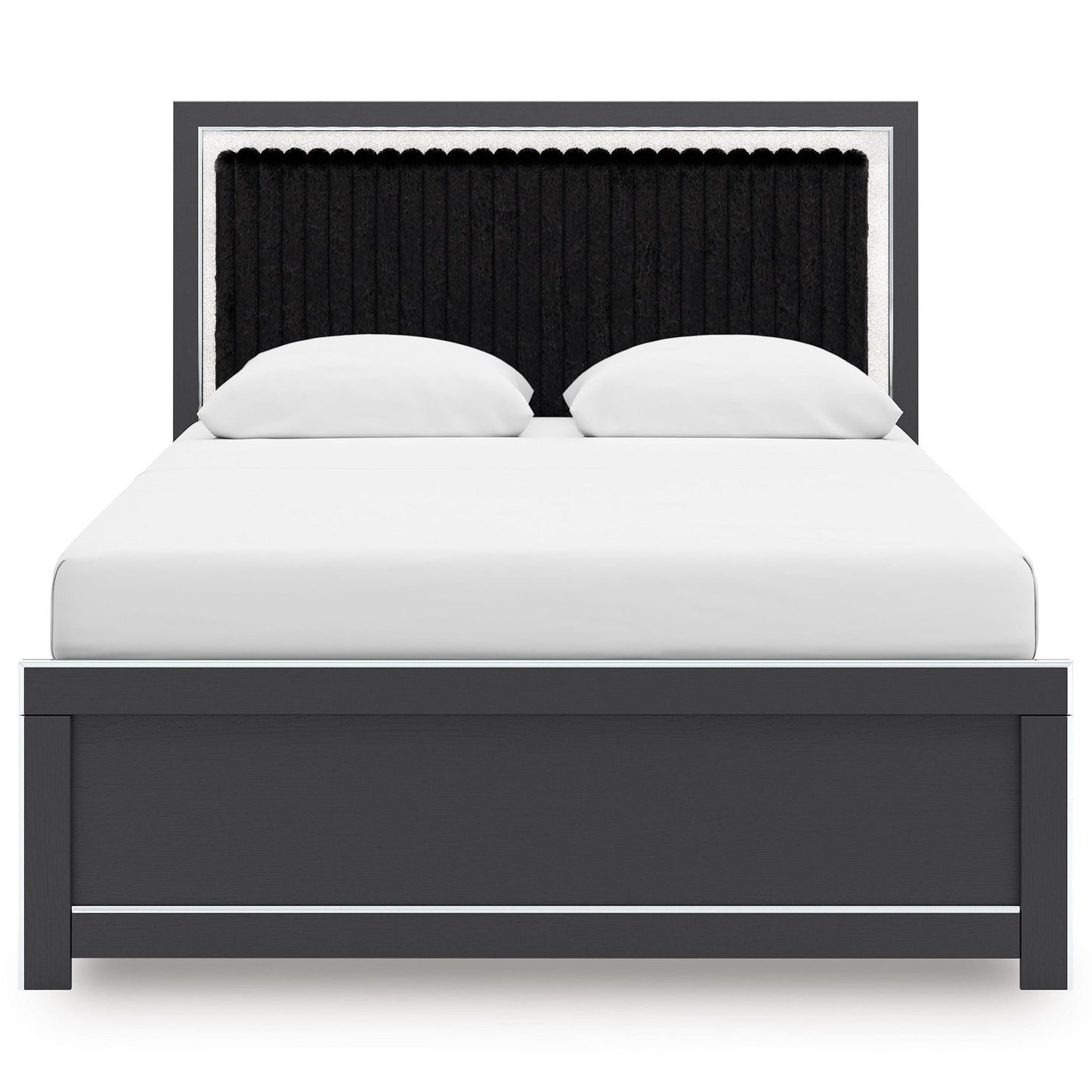Signature Design by Ashley Zuraleus PCB3380B6 Queen Upholstered Panel Bed - American Furniture of Slidell