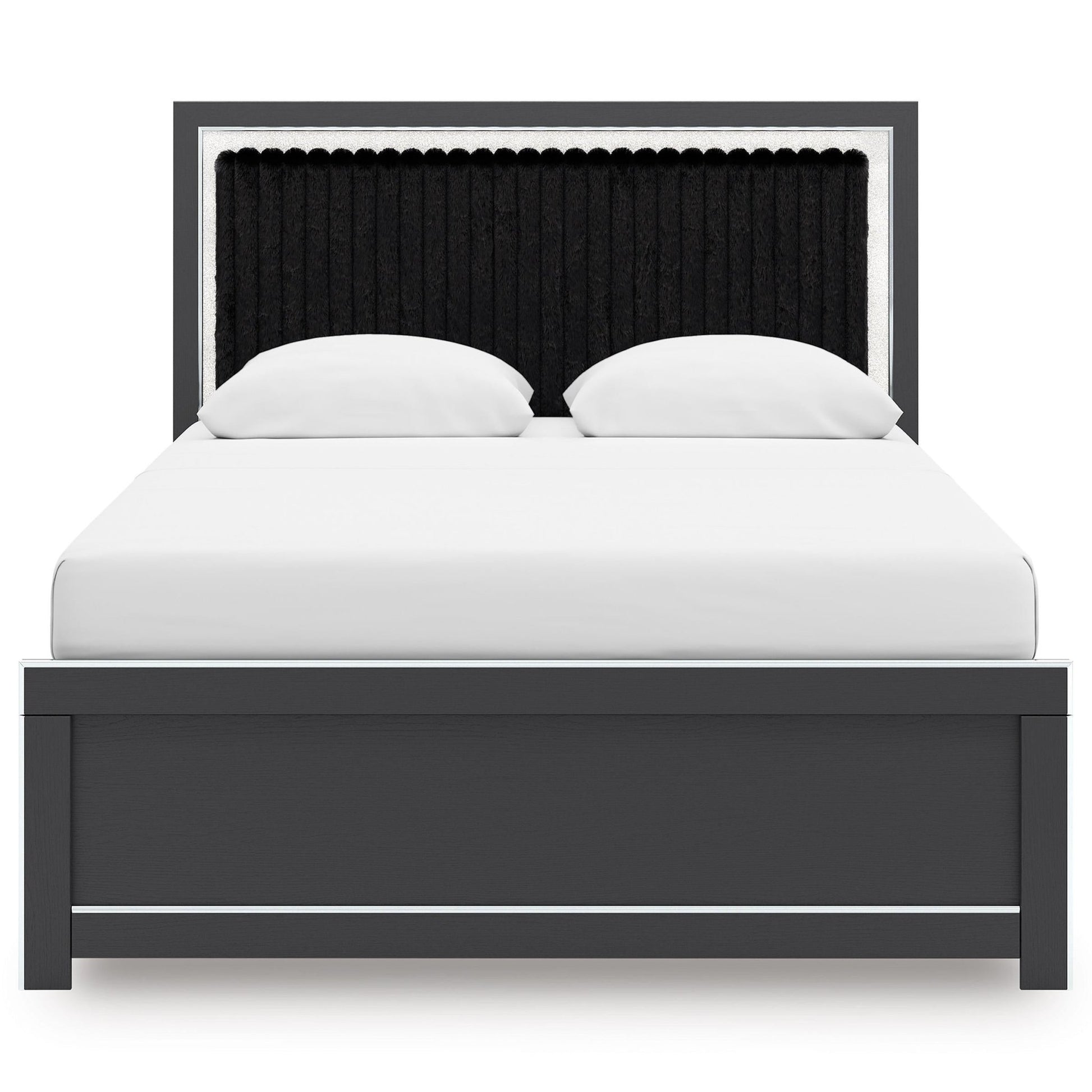 Signature Design by Ashley Zuraleus PCB3380B6 Queen Upholstered Panel Bed - American Furniture of Slidell