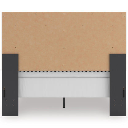 Signature Design by Ashley Zuraleus PCB3380B6 Queen Upholstered Panel Bed - American Furniture of Slidell