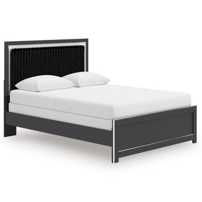 Signature Design by Ashley Zuraleus PCB3380B6 Queen Upholstered Panel Bed - American Furniture of Slidell
