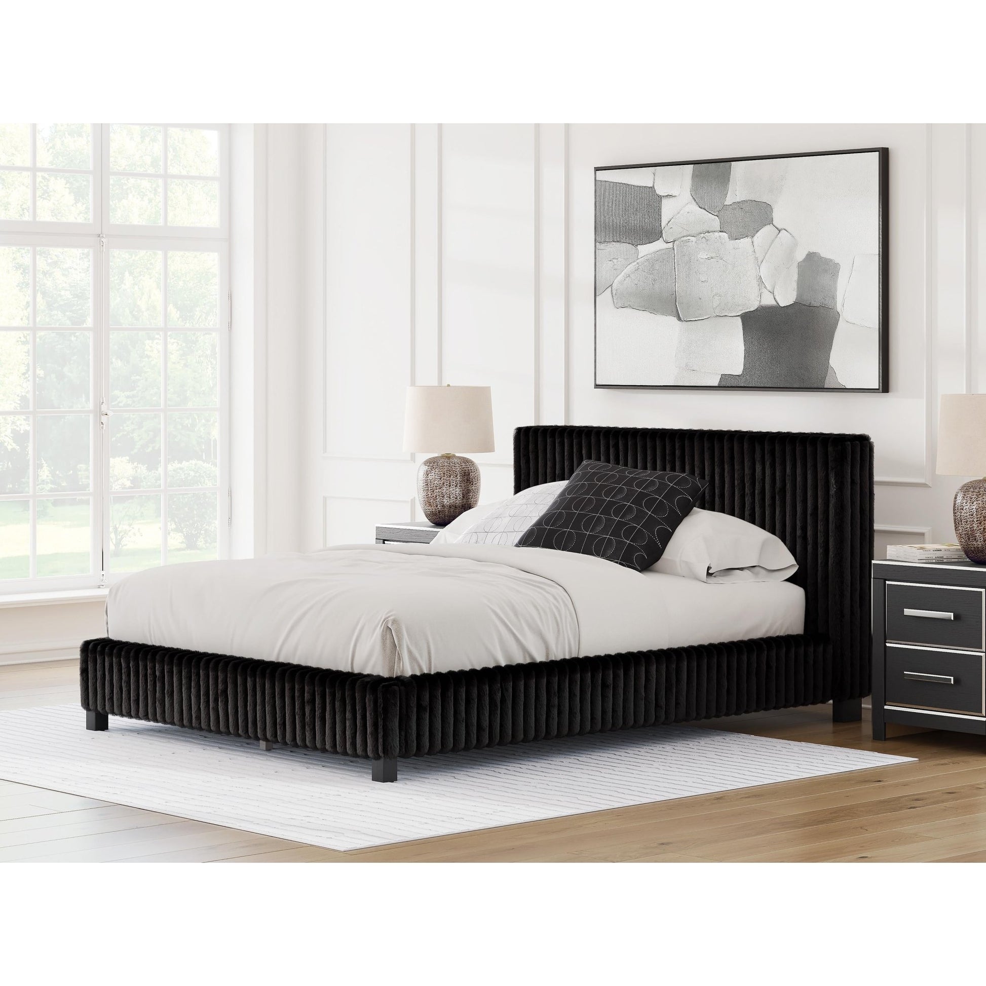 Signature Design by Ashley Zuraleus PCB3380B8 Queen Upholstered Bed - American Furniture of Slidell