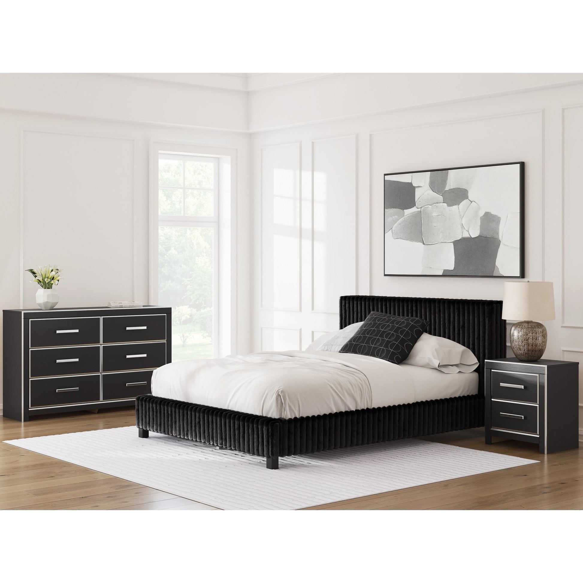 Signature Design by Ashley Zuraleus PCB3380B8 Queen Upholstered Bed - American Furniture of Slidell