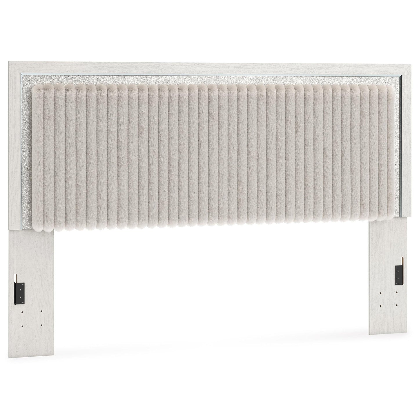 Signature Design by Ashley Zuraleus PCB3381 - 57 Queen Upholstered Panel Headboard - American Furniture of Slidell