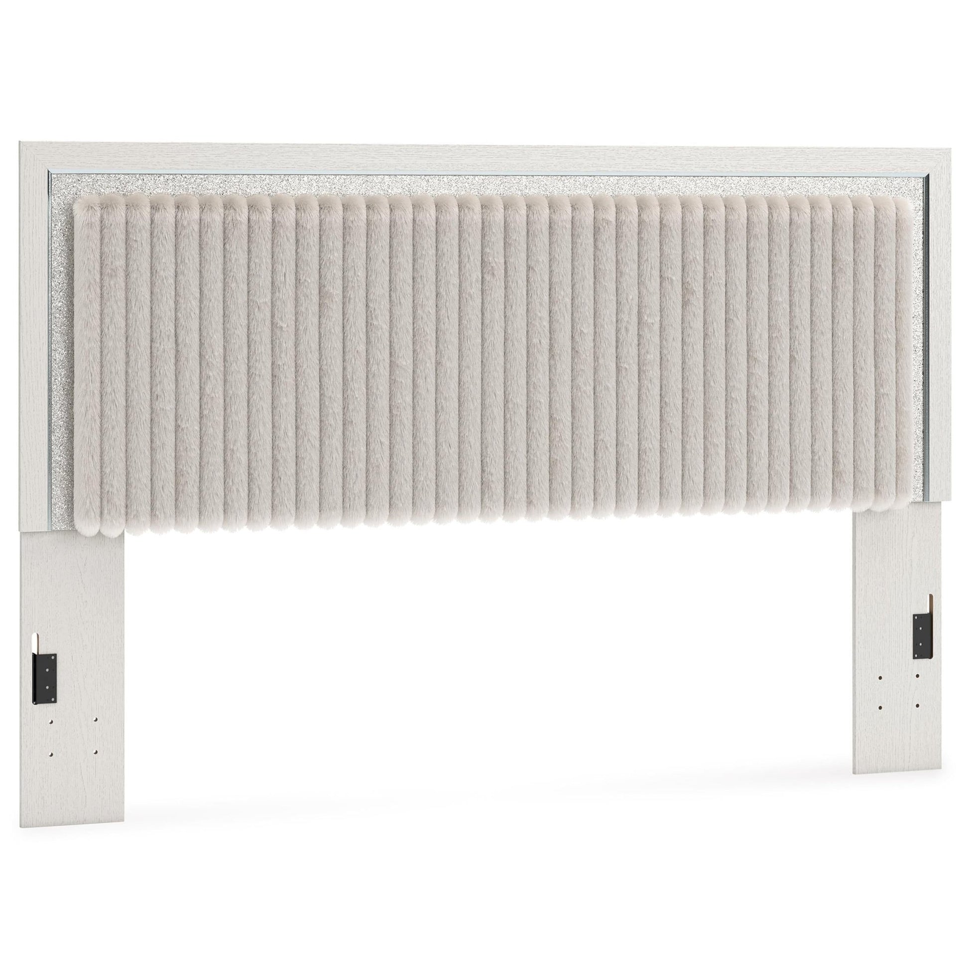 Signature Design by Ashley Zuraleus PCB3381 - 57 Queen Upholstered Panel Headboard - American Furniture of Slidell
