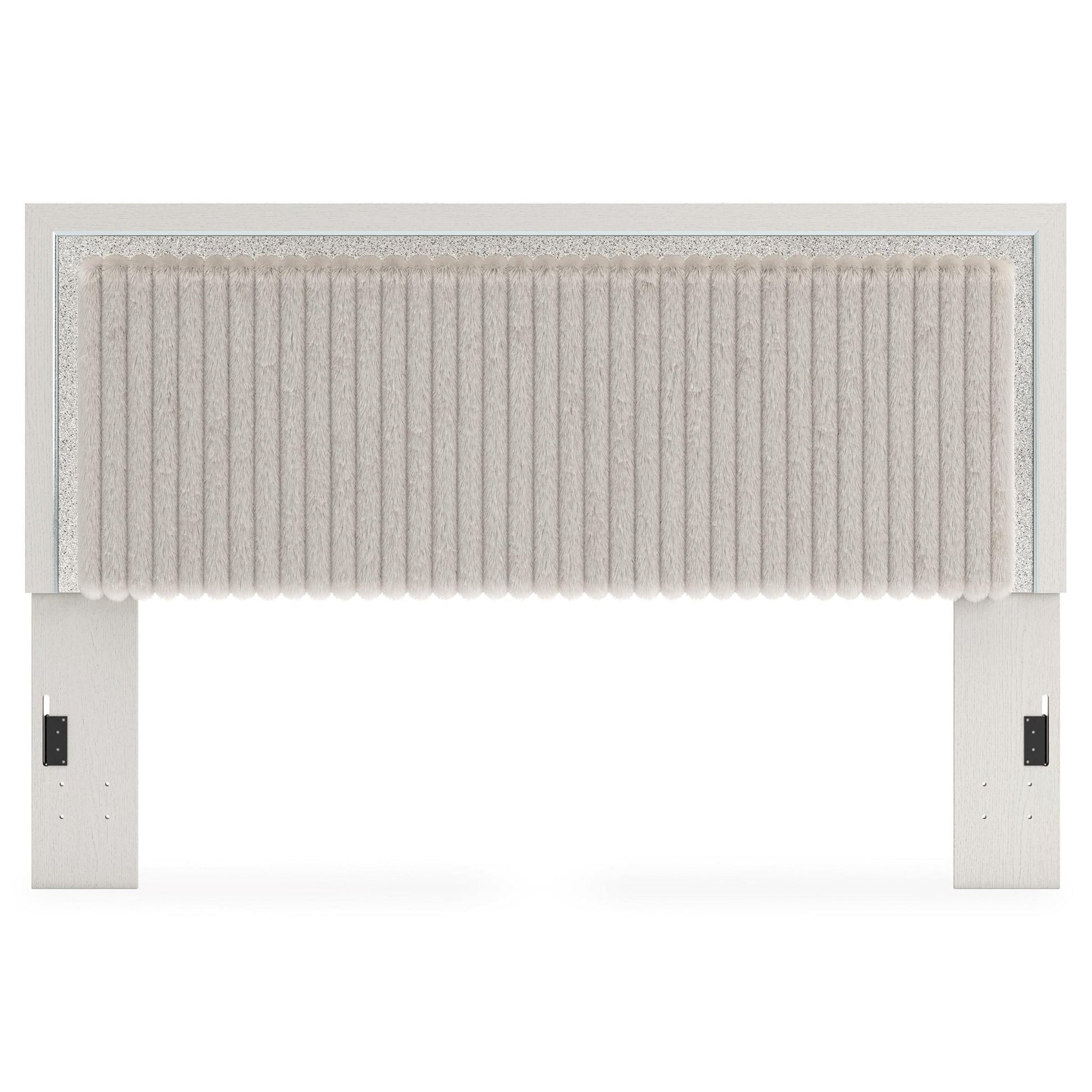 Signature Design by Ashley Zuraleus PCB3381 - 58 King Upholstered Panel Headboard - American Furniture of Slidell
