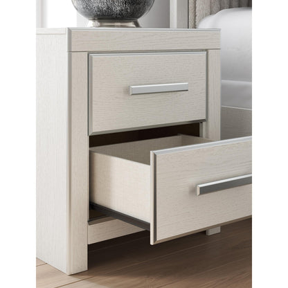 Signature Design by Ashley Zuraleus PCB3381 - 92 Two Drawer Night Stand - American Furniture of Slidell