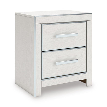 Signature Design by Ashley Zuraleus PCB3381 - 92 Two Drawer Night Stand - American Furniture of Slidell