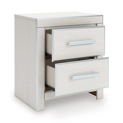 Signature Design by Ashley Zuraleus PCB3381 - 92 Two Drawer Night Stand - American Furniture of Slidell