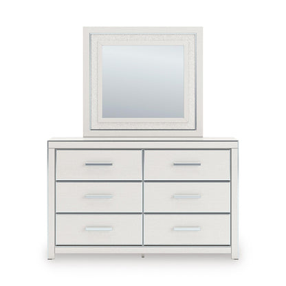 Signature Design by Ashley Zuraleus PCB3381B1 Dresser and Mirror - American Furniture of Slidell