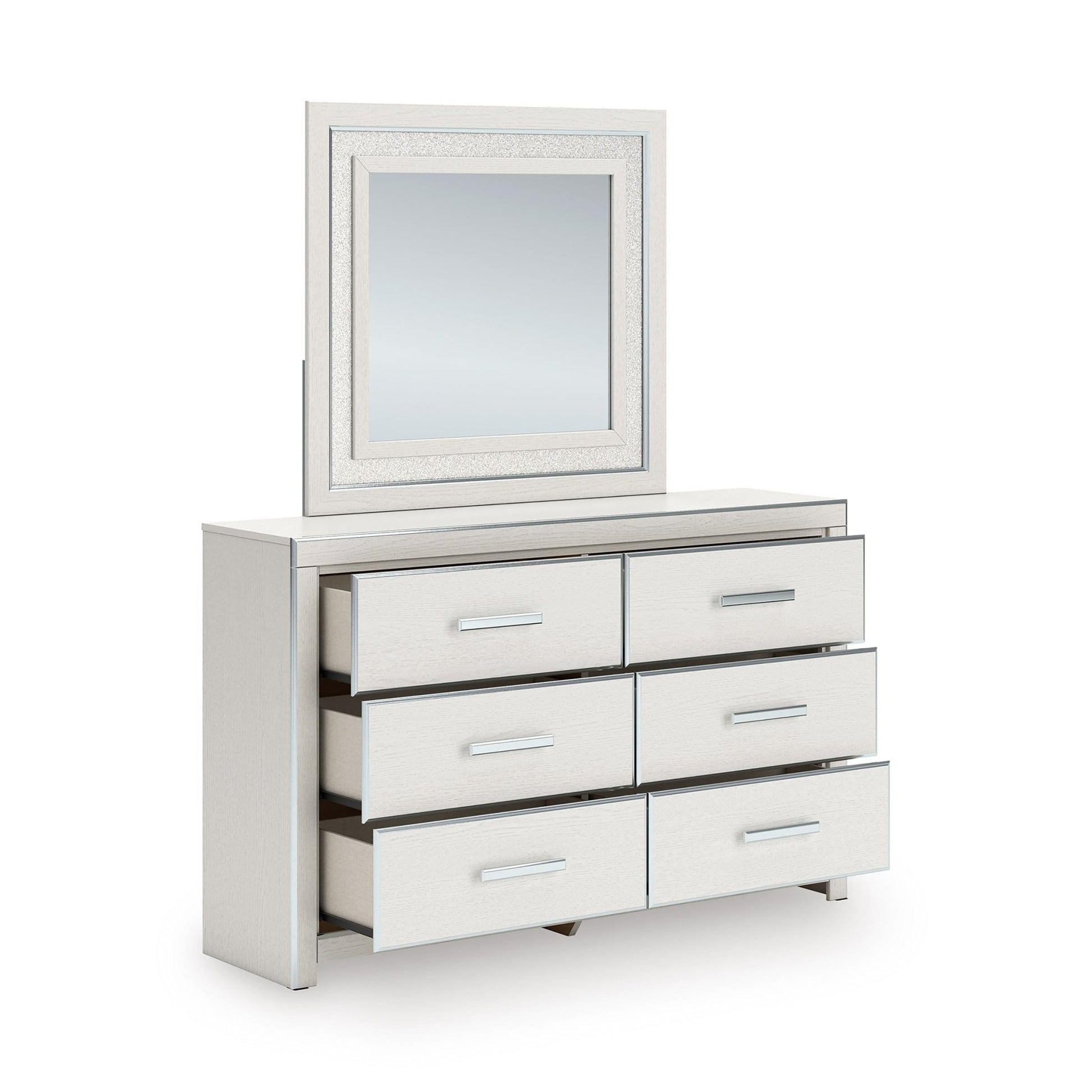Signature Design by Ashley Zuraleus PCB3381B1 Dresser and Mirror - American Furniture of Slidell