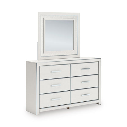 Signature Design by Ashley Zuraleus PCB3381B1 Dresser and Mirror - American Furniture of Slidell
