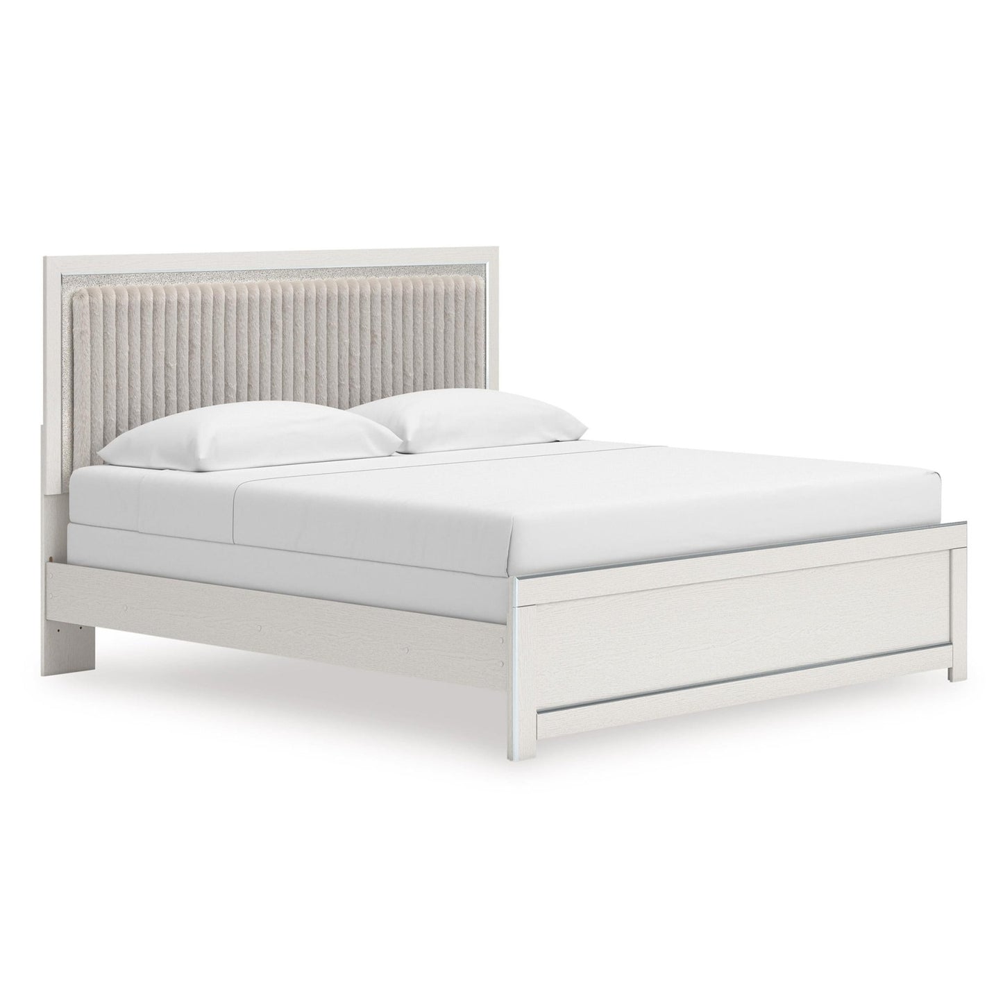 Signature Design by Ashley Zuraleus PCB3381B10 King Upholstered Panel Bed - American Furniture of Slidell