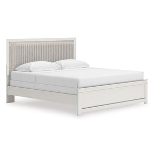 Signature Design by Ashley Zuraleus PCB3381B10 King Upholstered Panel Bed - American Furniture of Slidell