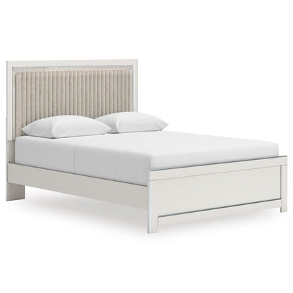 Signature Design by Ashley Zuraleus PCB3381B2 Queen Upholstered Panel Bed - American Furniture of Slidell