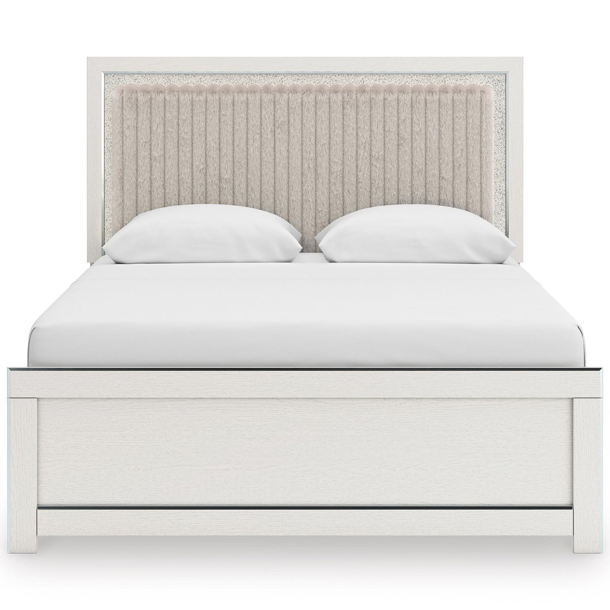 Signature Design by Ashley Zuraleus PCB3381B2 Queen Upholstered Panel Bed - American Furniture of Slidell