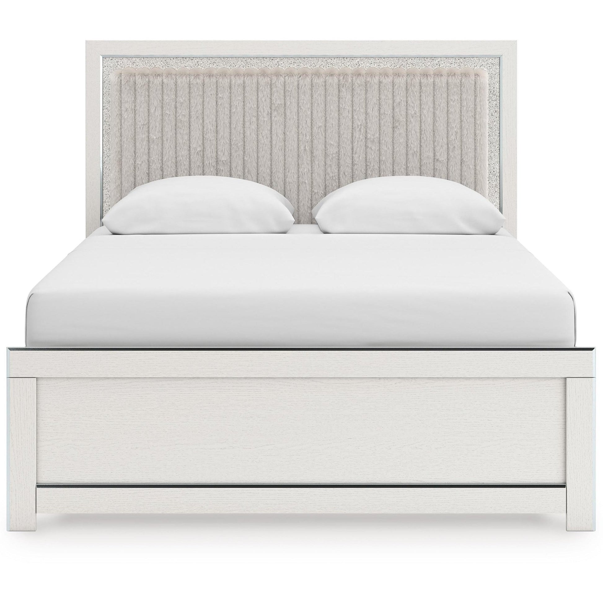 Signature Design by Ashley Zuraleus PCB3381B6 Queen Upholstered Panel Bed - American Furniture of Slidell
