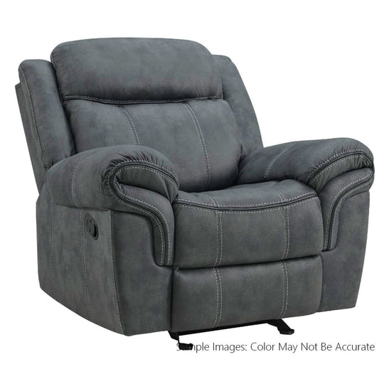 Sorrento Glider Recliner in Charcoal