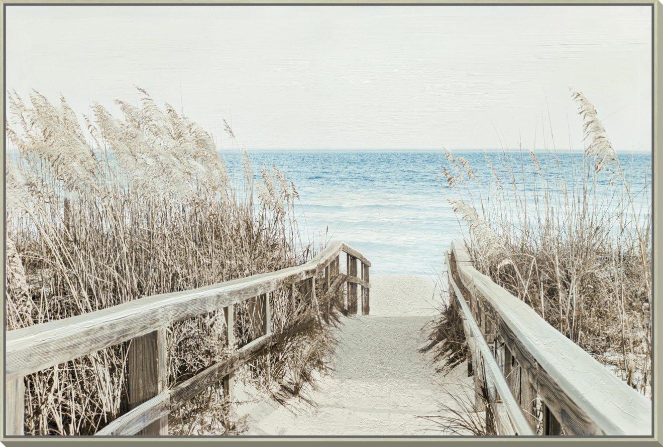 TT1802 ''SeasidePassageway Serenity''Hand - painted 47x32 - American Furniture of Slidell
