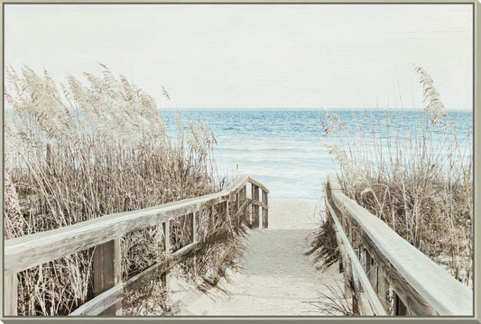 TT1802 ''SeasidePassageway Serenity''Hand - painted 47x32 - American Furniture of Slidell