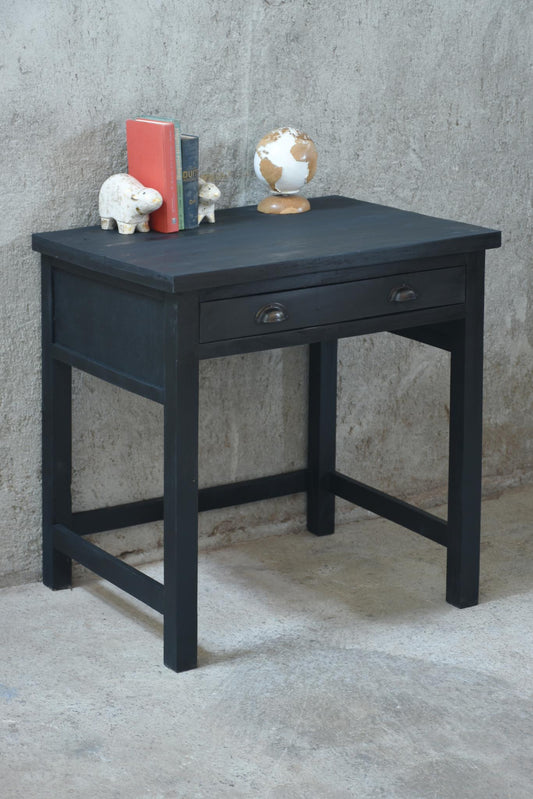 Writing Desk 1 Drw w/RG (TAB307) 31.1 X 232 X 31.1 - BLACK WASH (color varies in picture) - American Furniture of Slidell