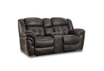 129-22-14 Reclining Console Loveseat Denali Charcoal Home Stretch Furniture