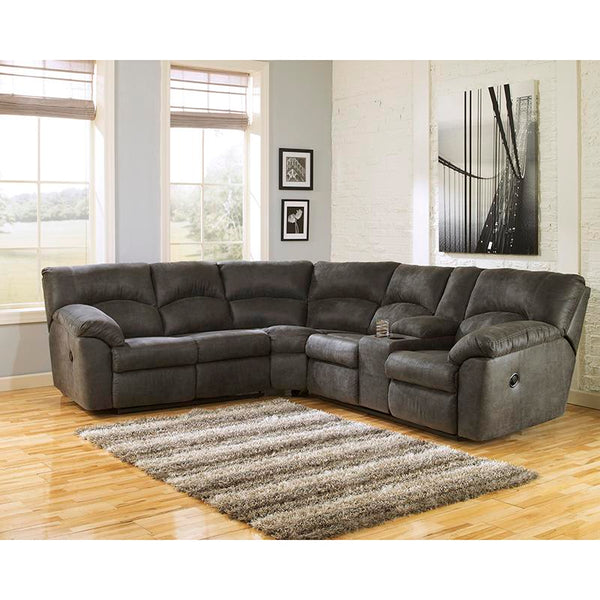Signature Design by Ashley Tambo Reclining Fabric 2 pc Sectional 2780148/2780149