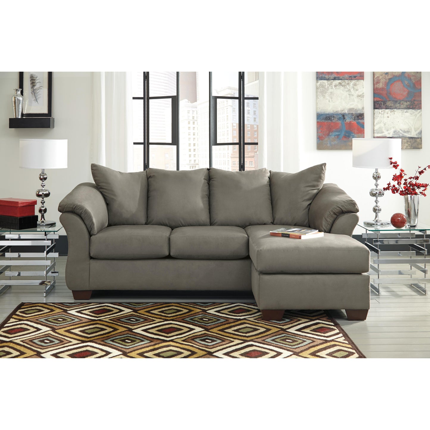 Signature Design by Ashley Darcy Fabric Sectional 7500518