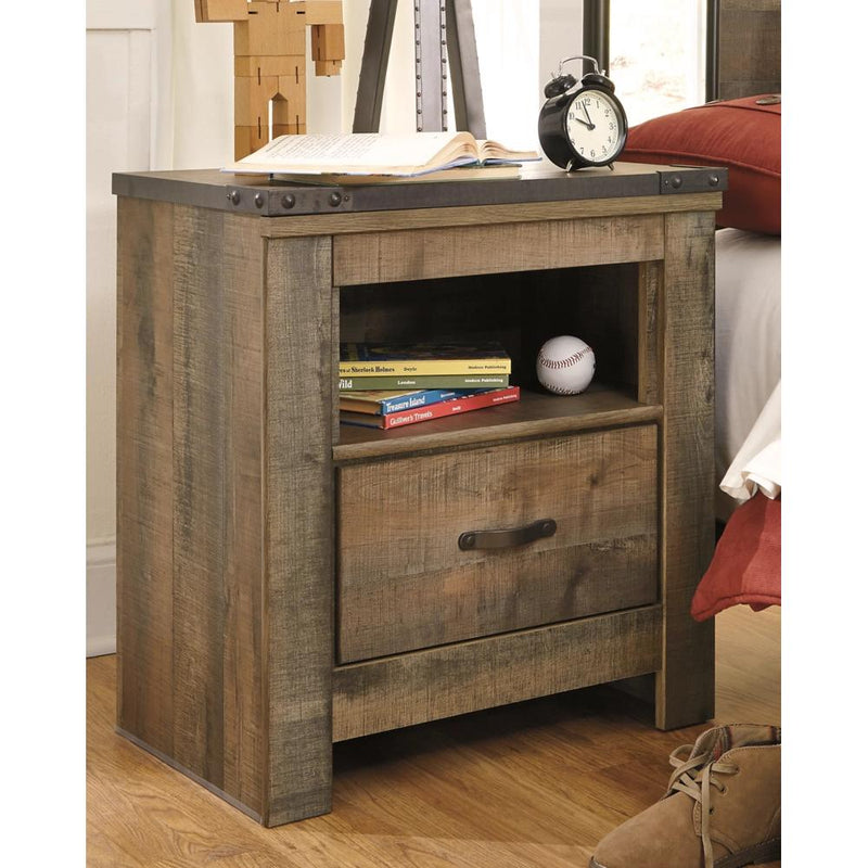Signature Design by Ashley Trinell 1-Drawer Kids Nightstand B446-91