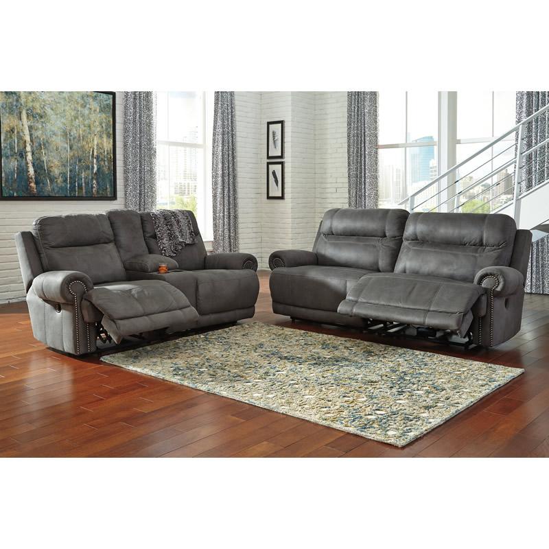 Signature Design by Ashley Austere Reclining Fabric Sofa 3840181