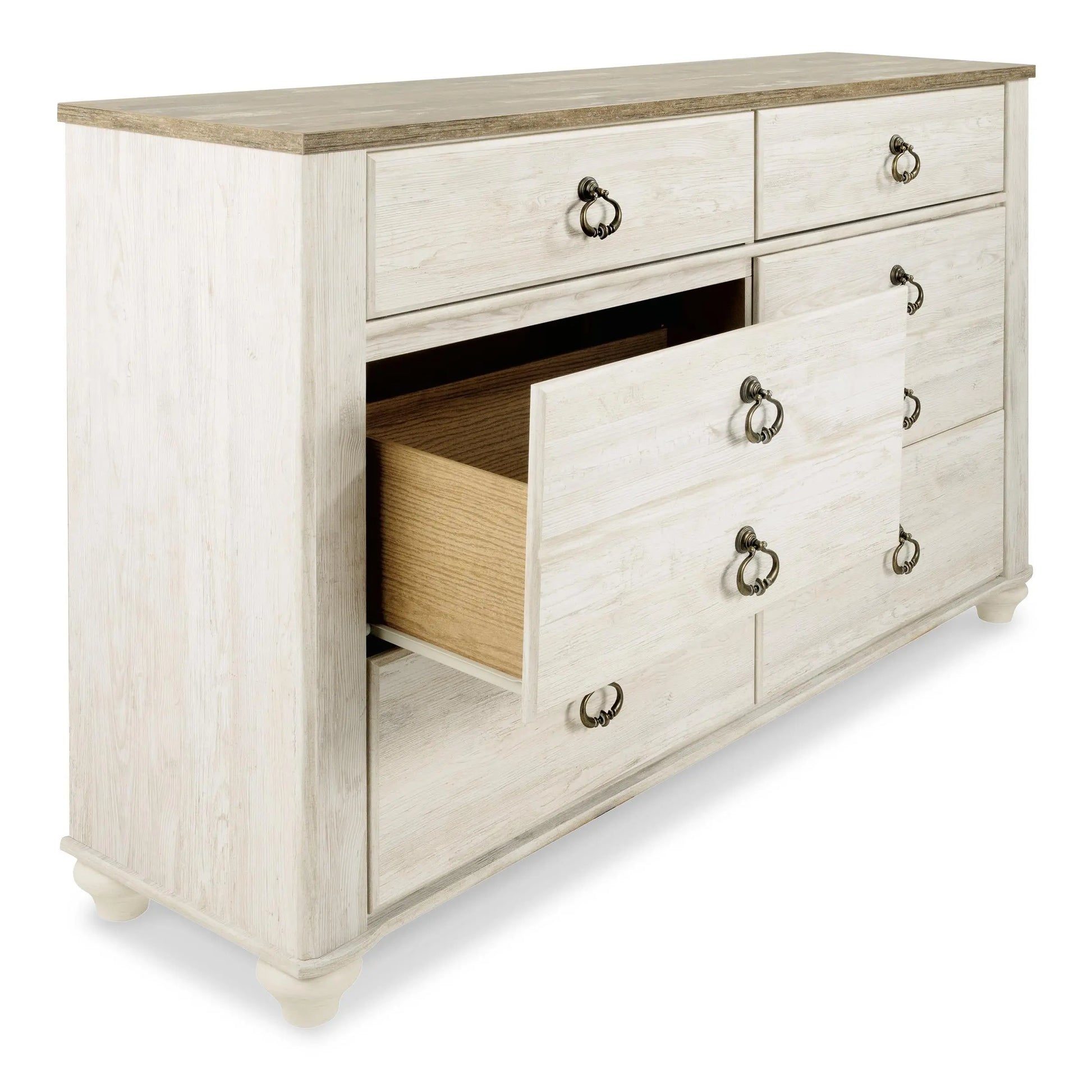 signature design by ashley willowton whitewash dresser Willowton