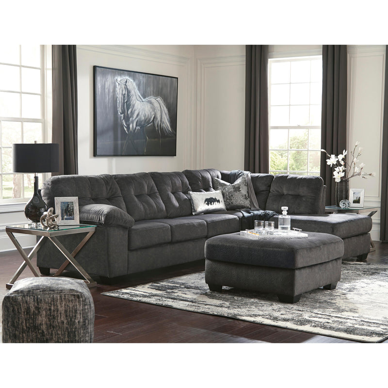 Signature Design by Ashley Accrington Fabric 2 pc Sectional 7050966/7050917
