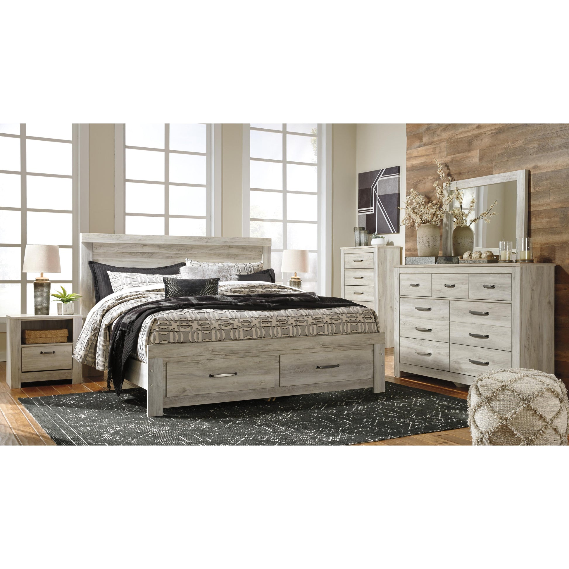 Signature Design by Ashley Bellaby King Platform Bed with Storage B331-58/B331-56S/B331-95/B100-14