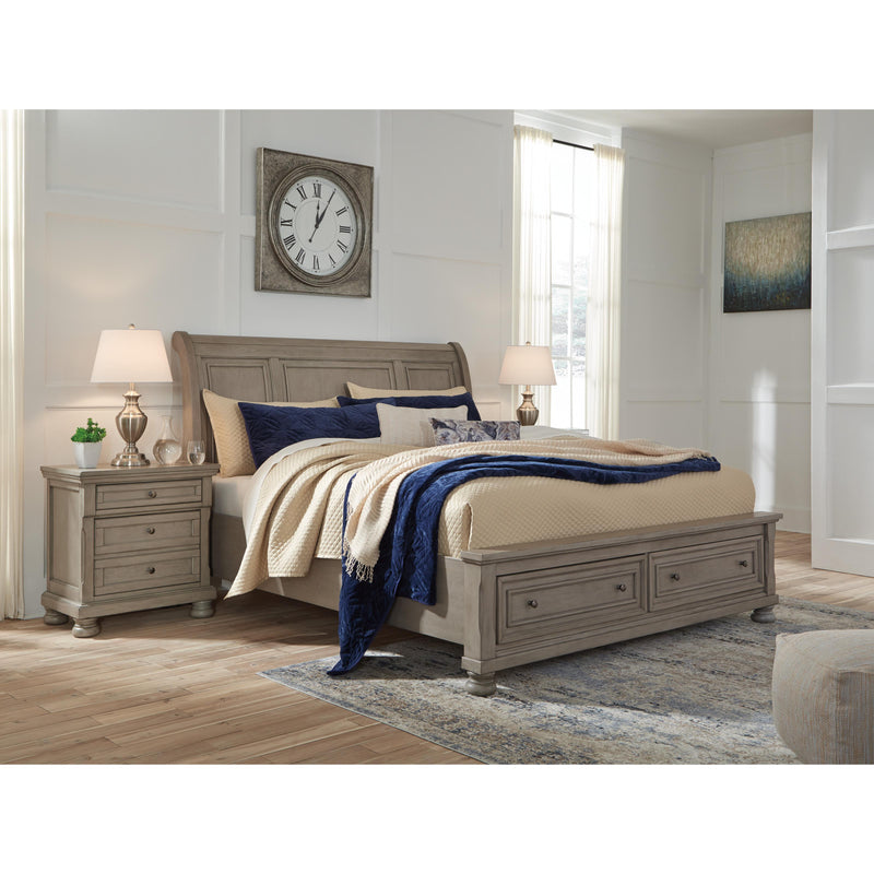 Signature Design by Ashley Lettner Queen Sleigh Bed with Storage B733-77/B733-74/B733-98