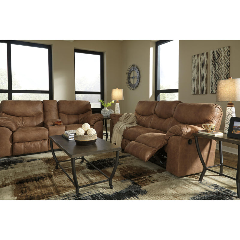 Signature Design by Ashley Boxberg Reclining Leather Look Loveseat 3380294