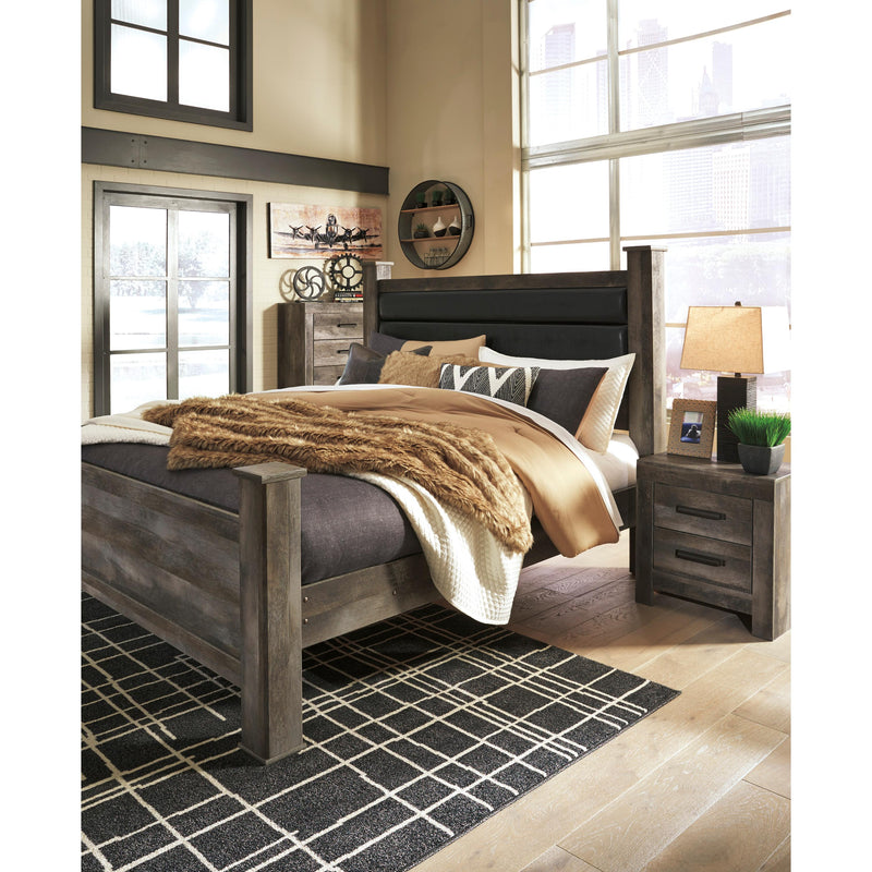 Signature Design by Ashley Wynnlow King Upholstered Poster Bed B440-68/B440-66/B440-62/B440-99