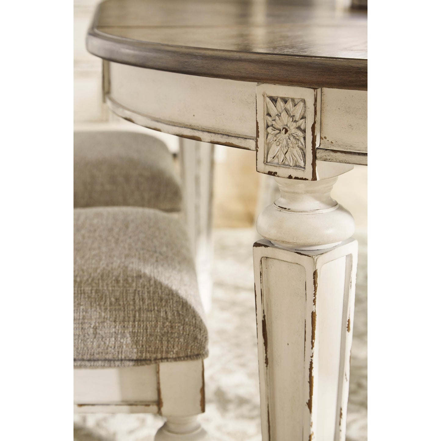 Signature Design by Ashley Oval Realyn Dining Table D743-35