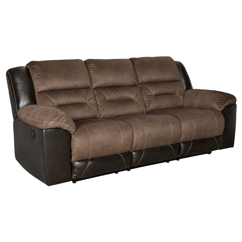 Signature Design by Ashley Earhart Reclining Fabric and Leather Look Sofa 2910188
