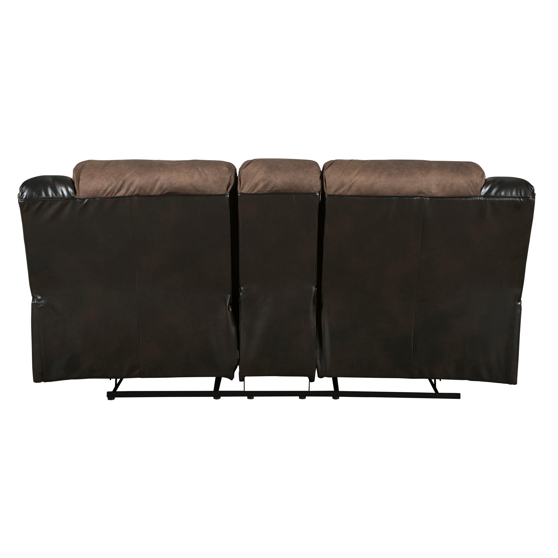 Signature Design by Ashley Earhart Reclining Fabric and Leather Look Loveseat 2910194