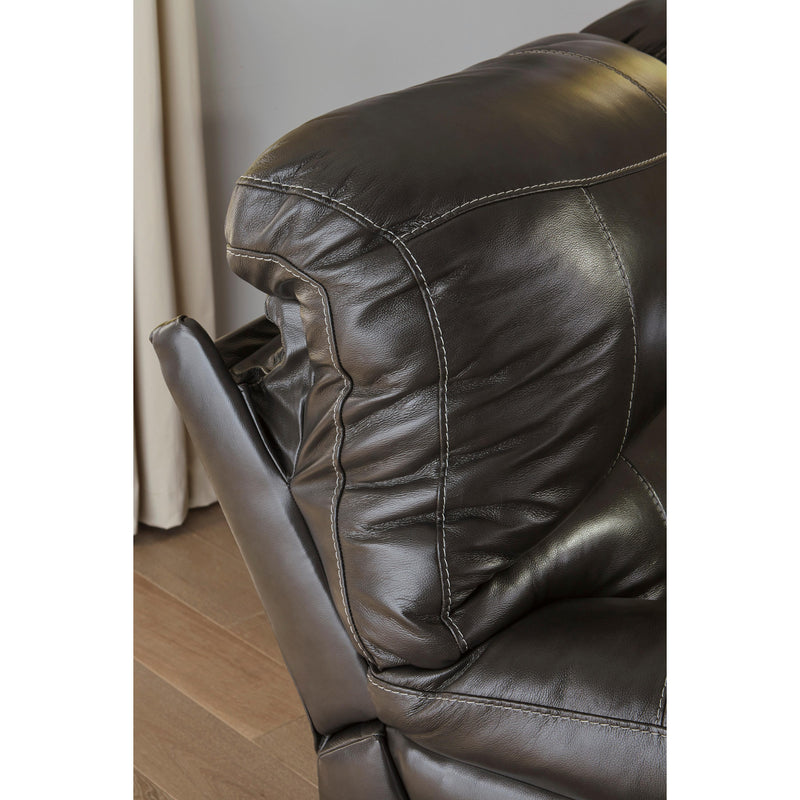 Signature Design by Ashley Hallstrung Power Reclining Leather Match Sofa U5240347