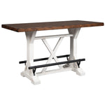 Signature Design by Ashley Valebeck Counter Height Dining Table with Trestle Base D546-13