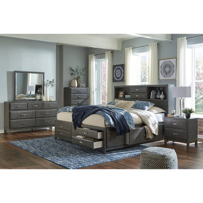 Signature Design by Ashley Caitbrook California King Bookcase Bed with Storage B476-69/B476-66/B476-95